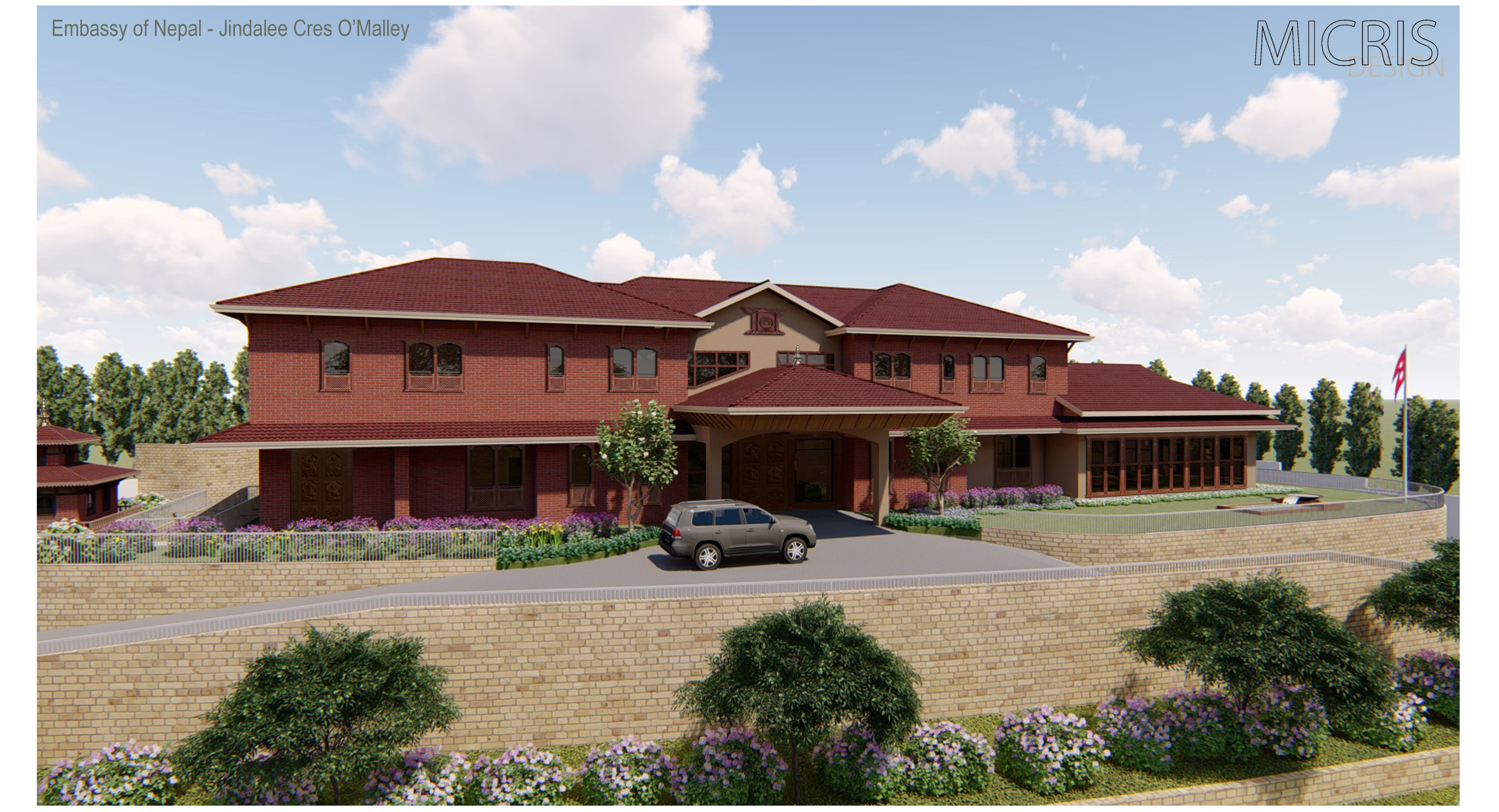 Jindalle Cres, O'Malley — FRONT VIEW - Embassy of Nepal
