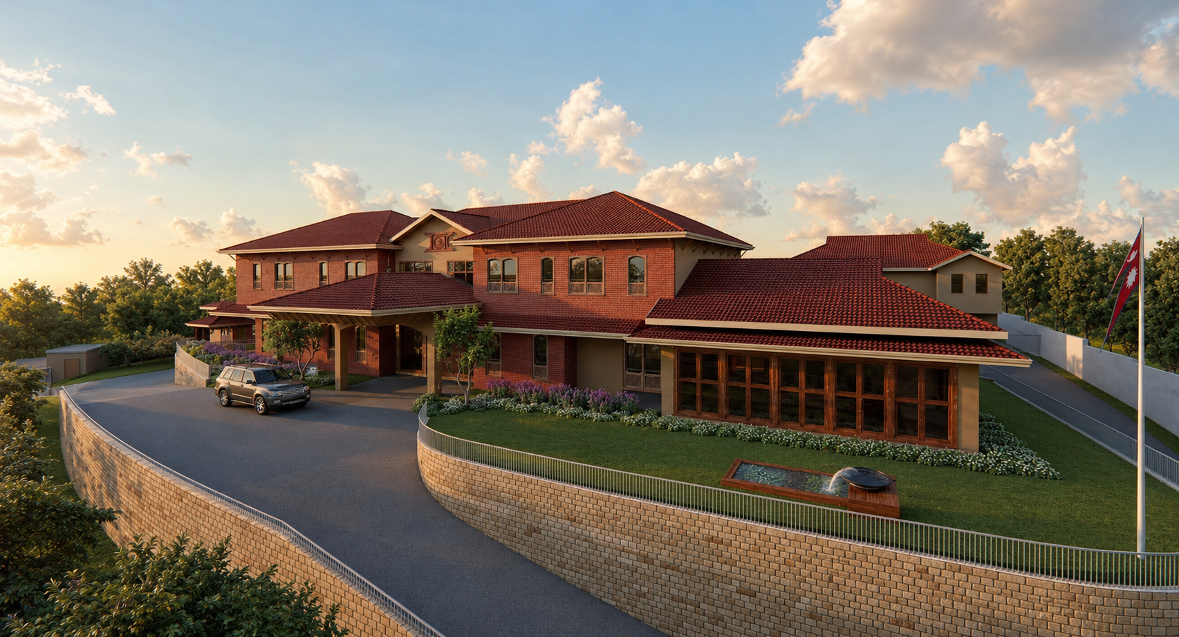 10 Jindalle Cres, O'Malley, architectural visualisation of commercial building by Micris Design.