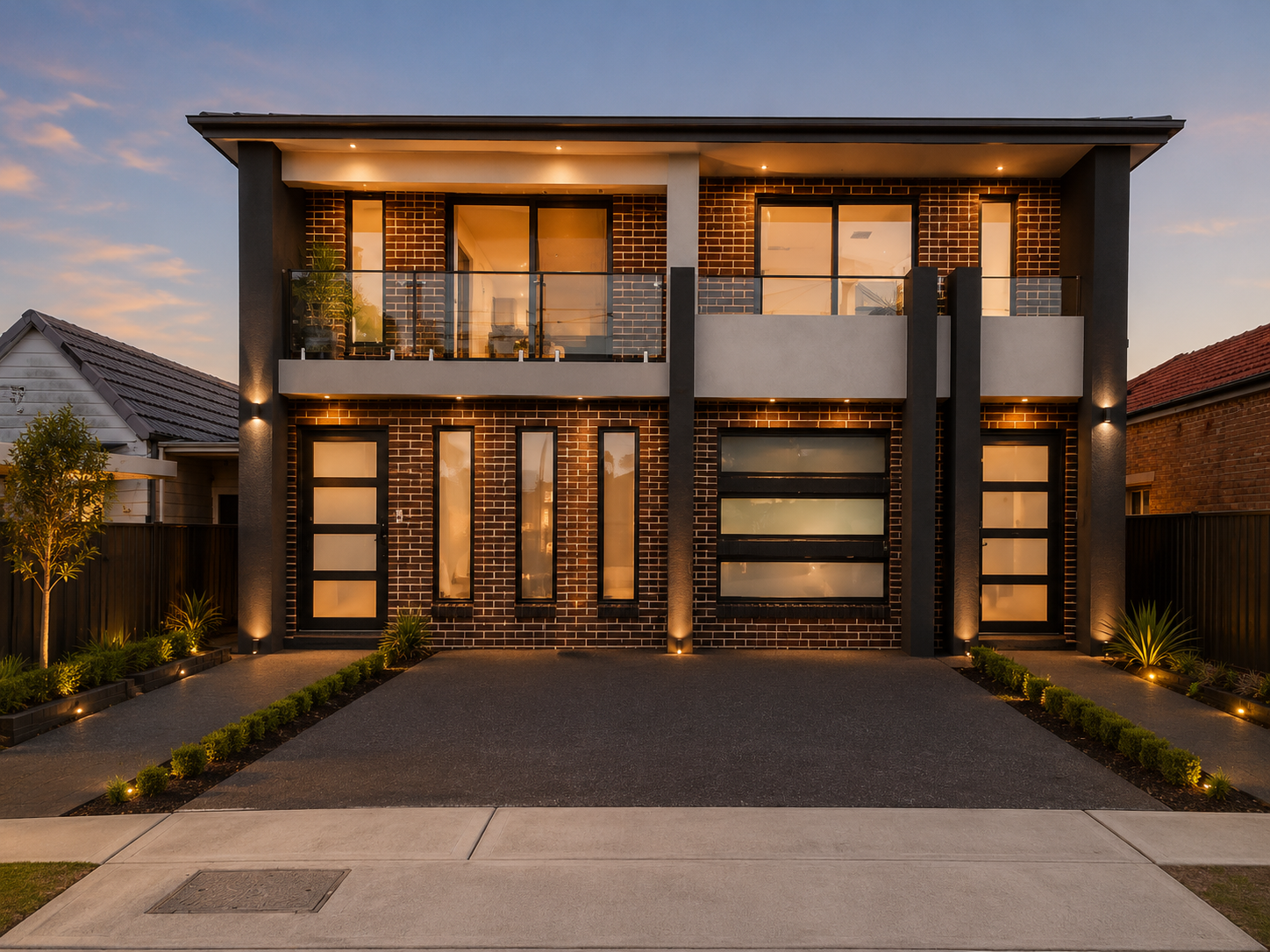 39 Clissold St, Campsie, duplex development by Micris Design.