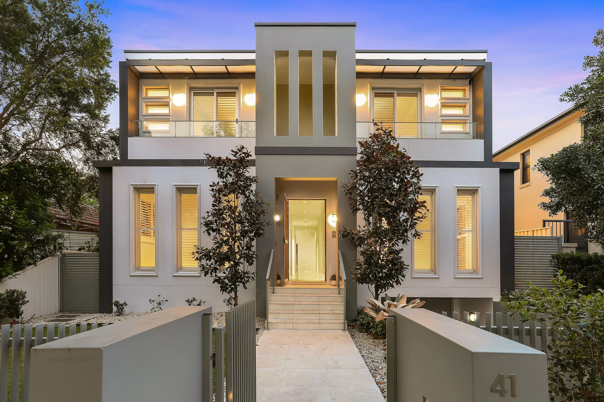 41 Highgate Street, Strathfield, contemporary residence exterior by Micris Design.